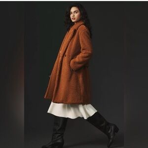 Anthropologie-Maeve Silas Brown Teddy Jacket